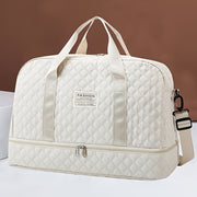 1 dona Ayollar uchun Nylon Sayohat Sumkasi - Yengil va Katta Hajmli, Qo'lga olib yurish yoki Krossbody sifatida ishlatilishi mumkin, Qisqa masofali sayohat uchun fermuarlı.