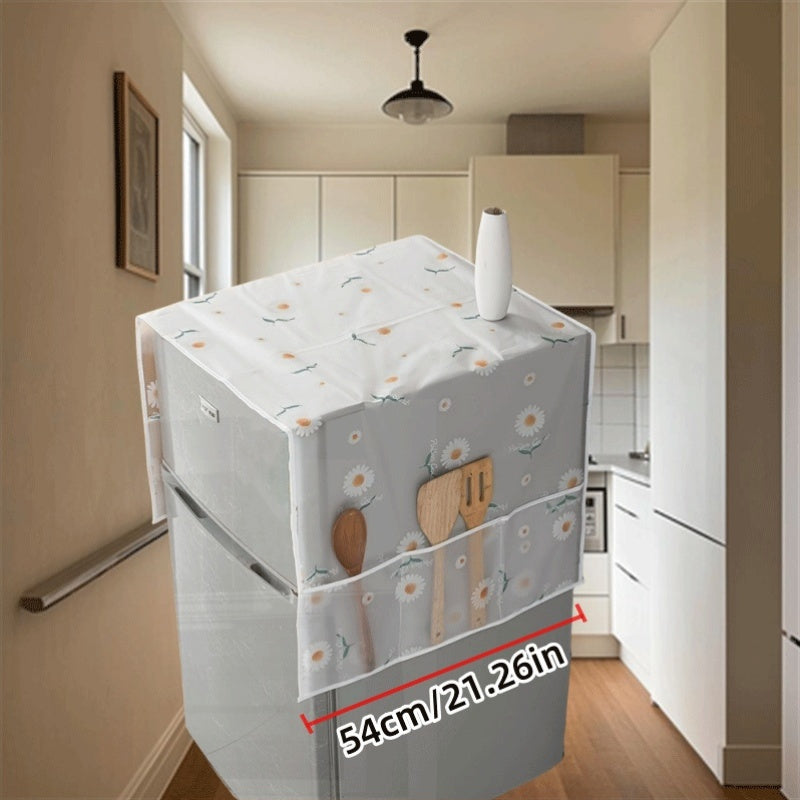 Dust-Proof Tablecloth for Large Appliances PE Dust Cover for Refrigerator and Desktop