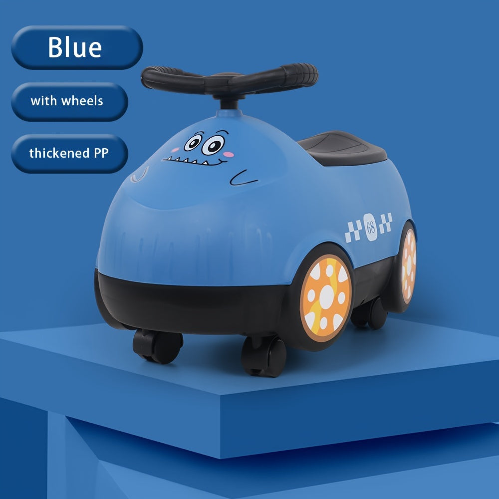 Dinosaur Themed Potty Training Seat for Boys and Girls Mess-Proof Toilet Seat with Car Design