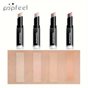 Corrector en barra para mujer, ilumina ojeras, cubre círculos oscuros, contorno de maquillaje con perla