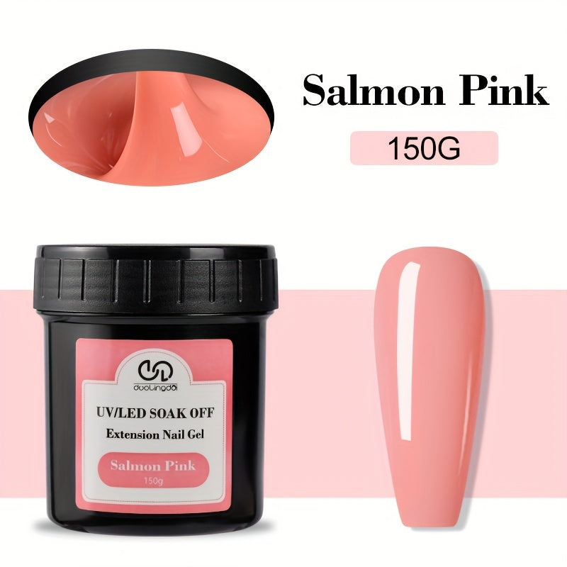 UV/LED Soak Off Nail Gel Nude Pink for Nail Extensions and Art