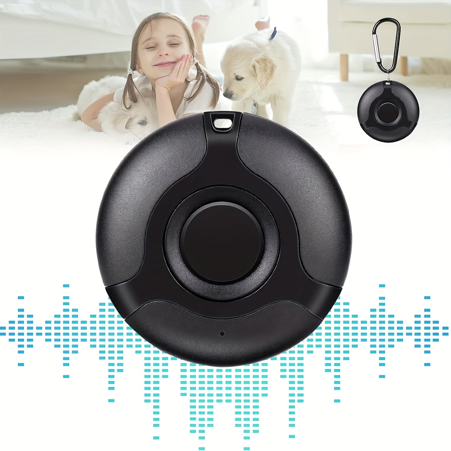 Ultrasonic Pest Repellent Indoor Outdoor Mosquito and Flea Repeller Black