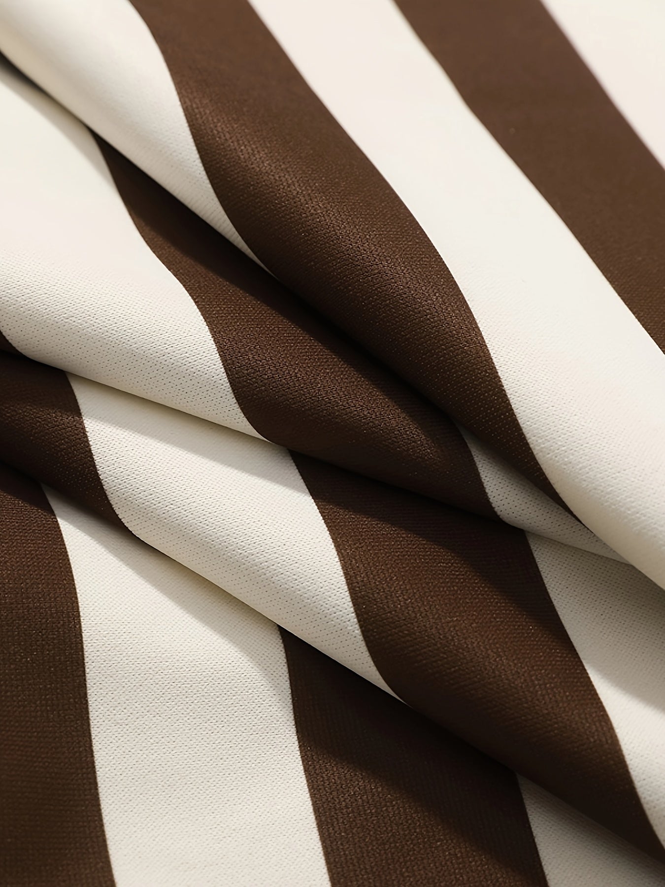 Men's Striped Long Sleeve Polo Shirt Casual Polyester Regular Fit