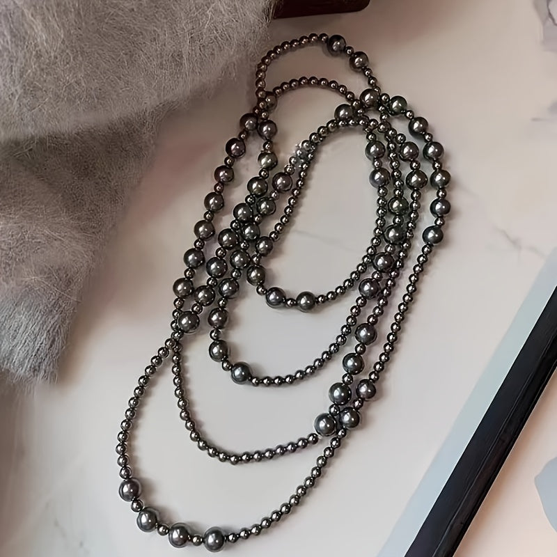 Sovgʻa va ko‘p qatlamli uslub uchun uzun 1.8m qatlamli taqinchoq, tilla va bo‘yoqli bo‘laklar bilan