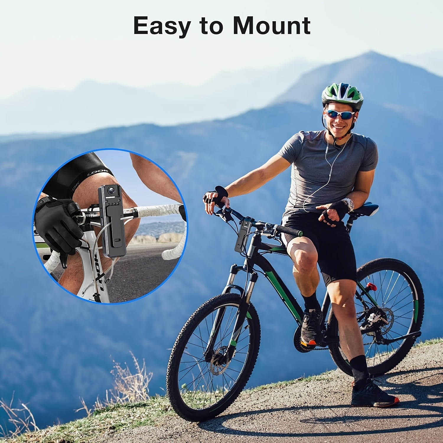 Mini grabadora de cámara HD 1080P con visión nocturna infrarroja, recargable por USB, para viajes con mascotas y reuniones