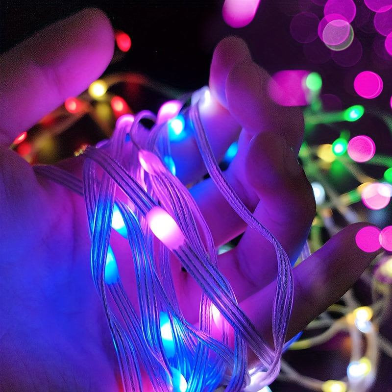 LED String Lights Color Changing Remote App USB Powered for Holidays and Weddings