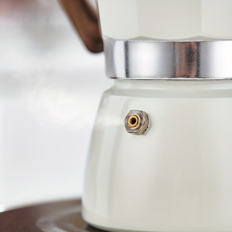 Italian Espresso Moka Pot Metal Hand-Brewed Coffee Maker for Home Use