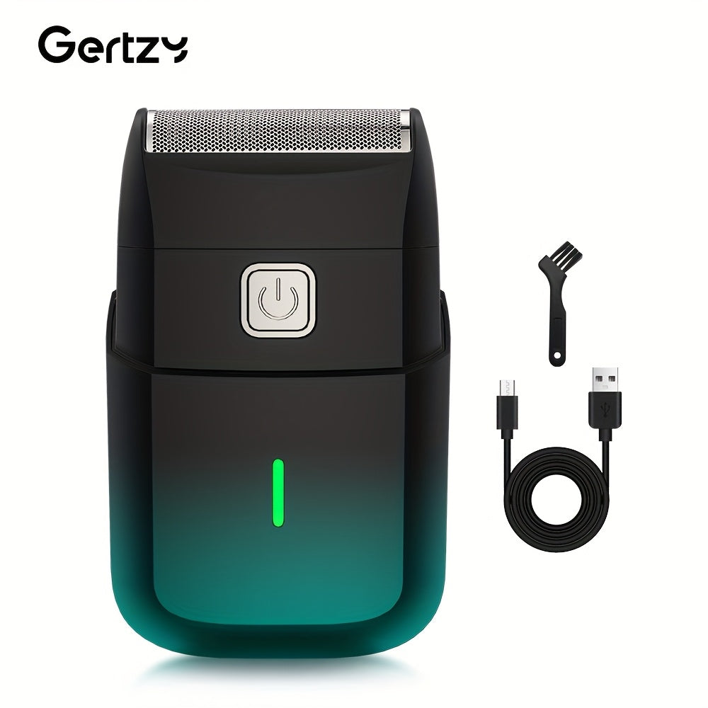 Электробритва с возвратно-поступательными лезвиями, триммер для бороды, портативное зарядное устройство USB, нож для большой площади, сетка