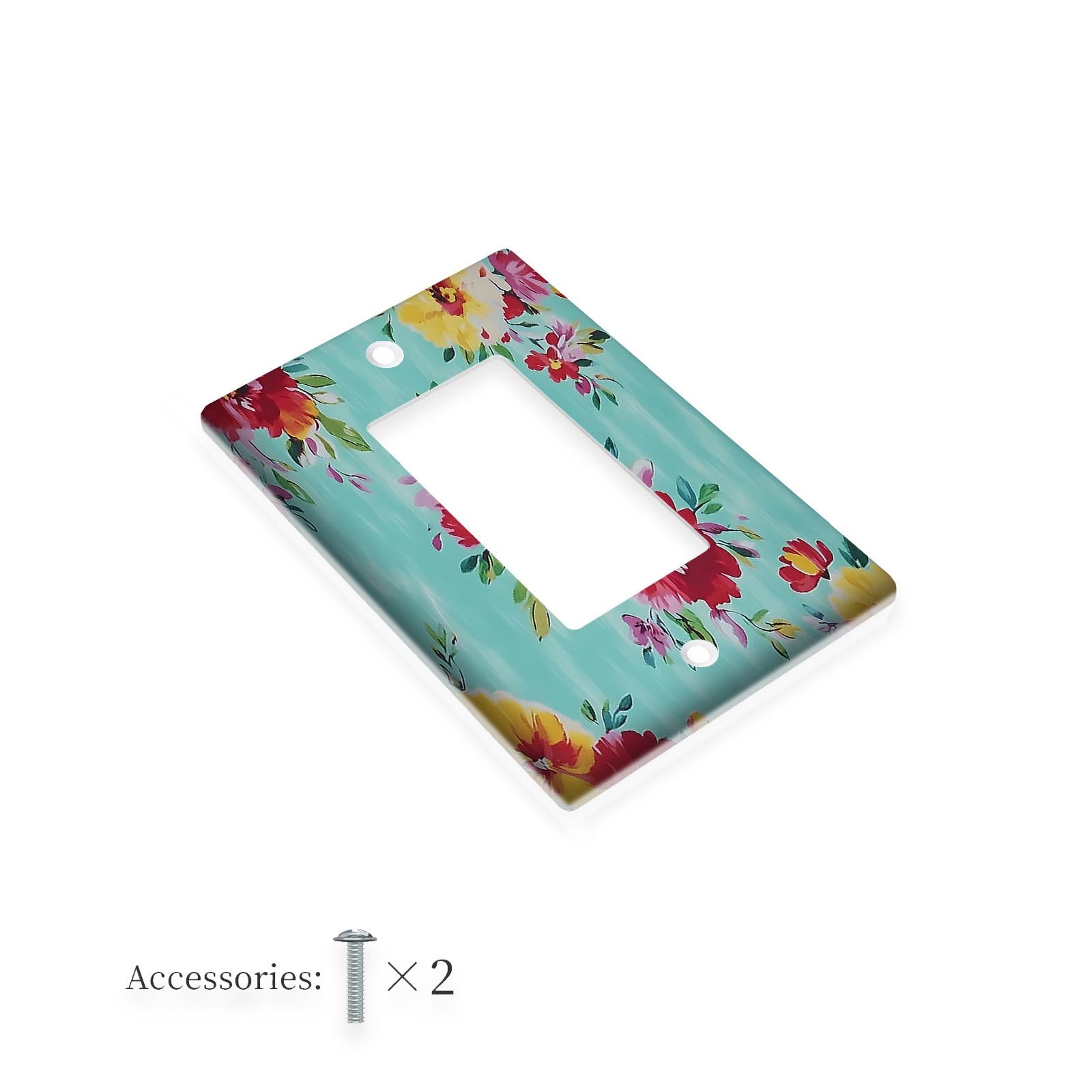 Luz decorativa para cubierta de interruptor 1-2 gang baño dormitorio aula