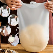 Silicone Kneading Bag for Dough Mixing and Storage, Food Safe, Reusable
