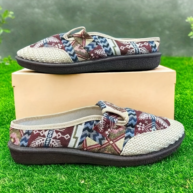 Zapatos casuales para mujer sin cordones, con tela transpirable, zapatos planos para primavera, verano y otoño