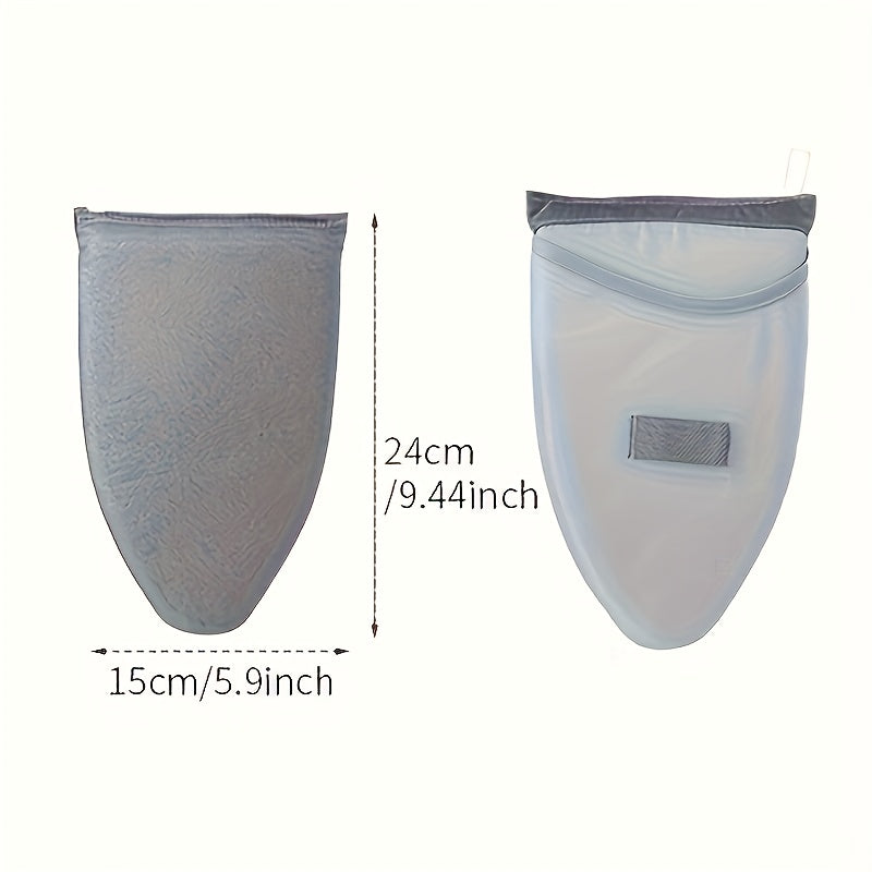 Tabla de planchar portátil de mano con almohadilla para vaporera y guante para ropa