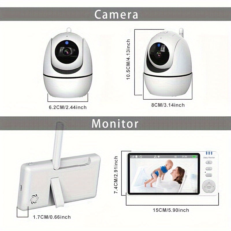 USB-Powered Security Camera with 720p HD Video Night Vision Two-Way Audio Smartphone Compatibility