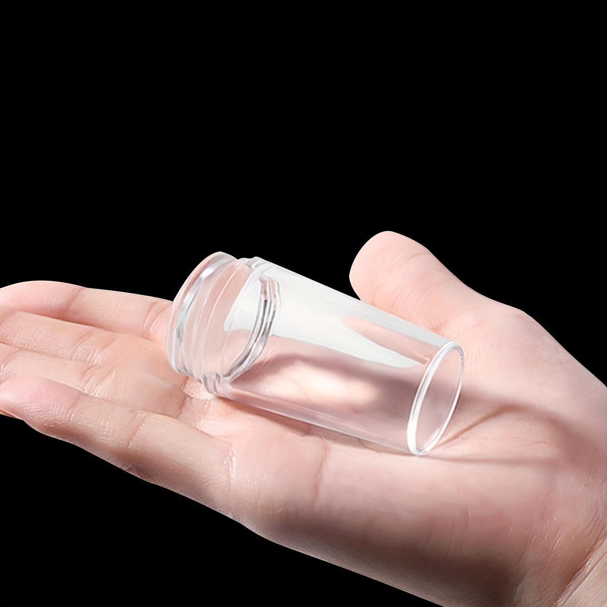 Unisex Nail Art Kit Clear Silicone Stamper Scraper French Tip Manicure