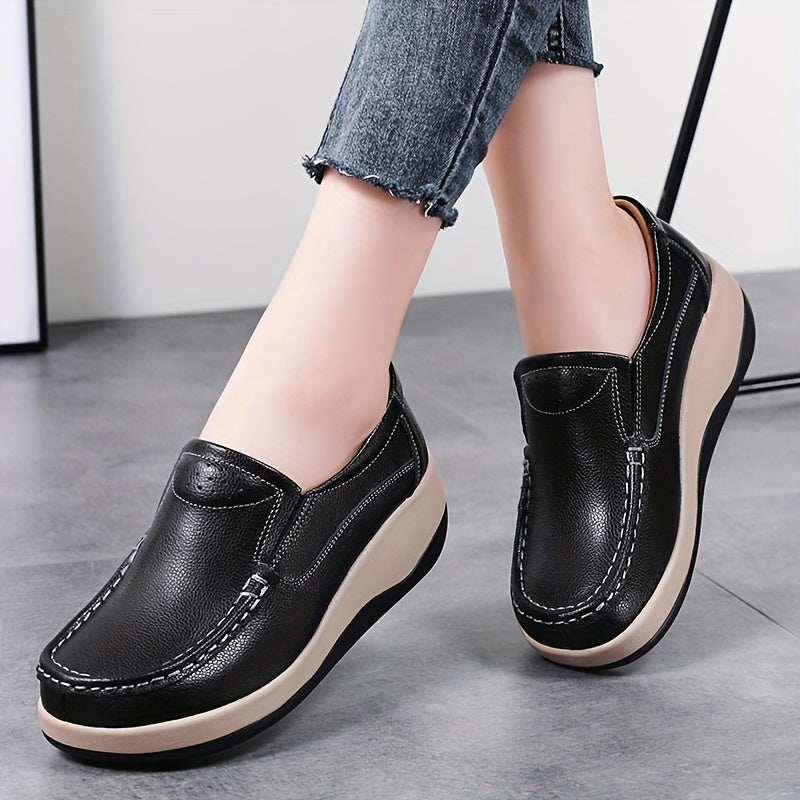 Women's Casual Slip-On Wedge Sneakers Lightweight Comfort Platform