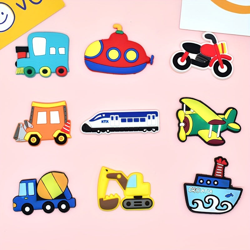 Small Car and Airplane Sticker Decals for Party Office Decor Kitchen Whiteboards Lockers Dishwasher Home Christmas Gifts
