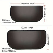 Fireproof Double-Layer Fiberglass Floor Mat for Wood Stoves 101.6x50.04cm