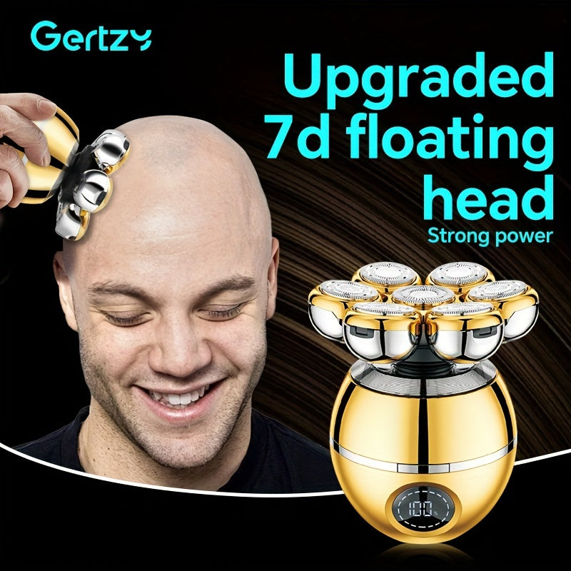 Мужской цифровой бритвенный прибор 5-в-1 триммер для бороды машинка для стрижки волос триммер для носа беспроводной