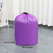 Large Waterproof Storage Bag with Drawstring Closure for Quilts and Bedding