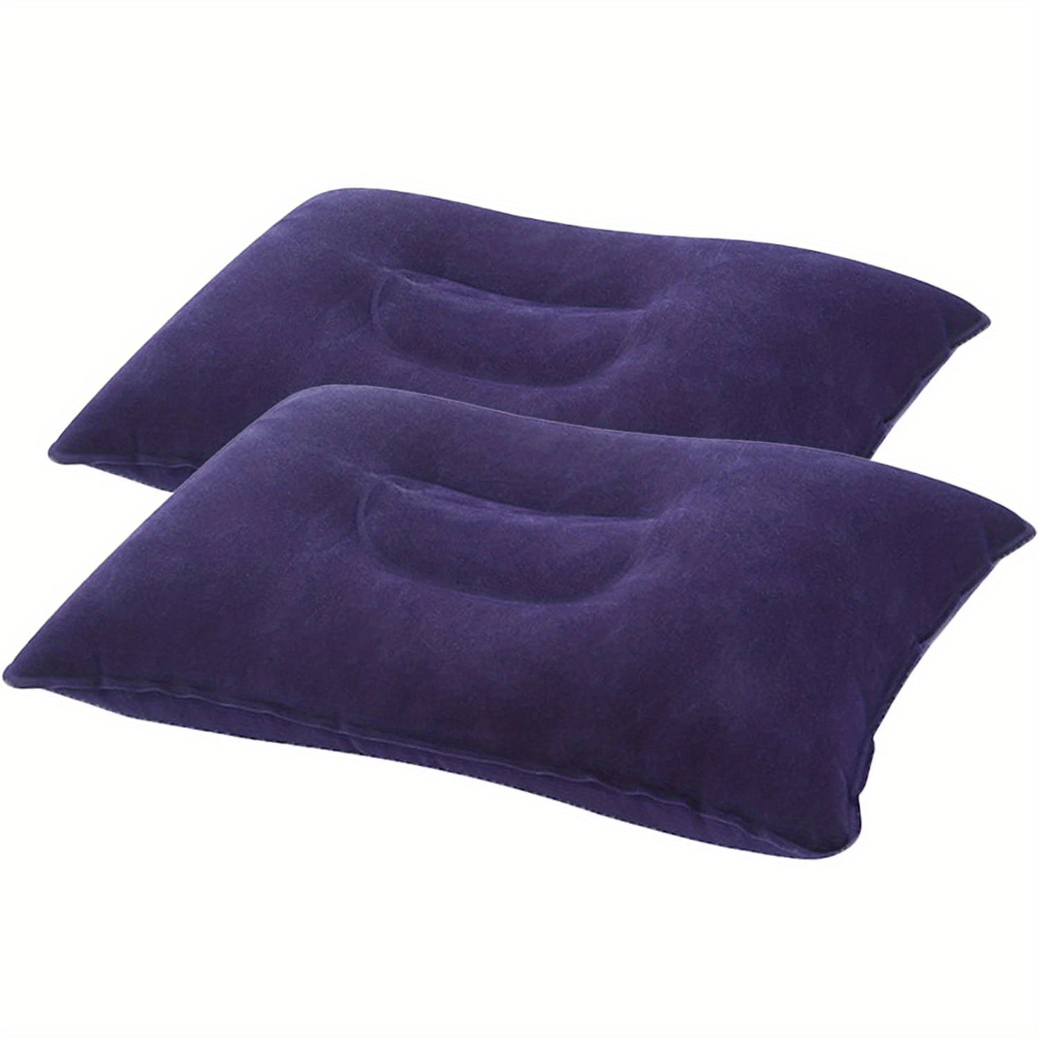 Inflatable Pillow for Travel Camping Office Car Support Neck Lumbar 1 or 2 Pack