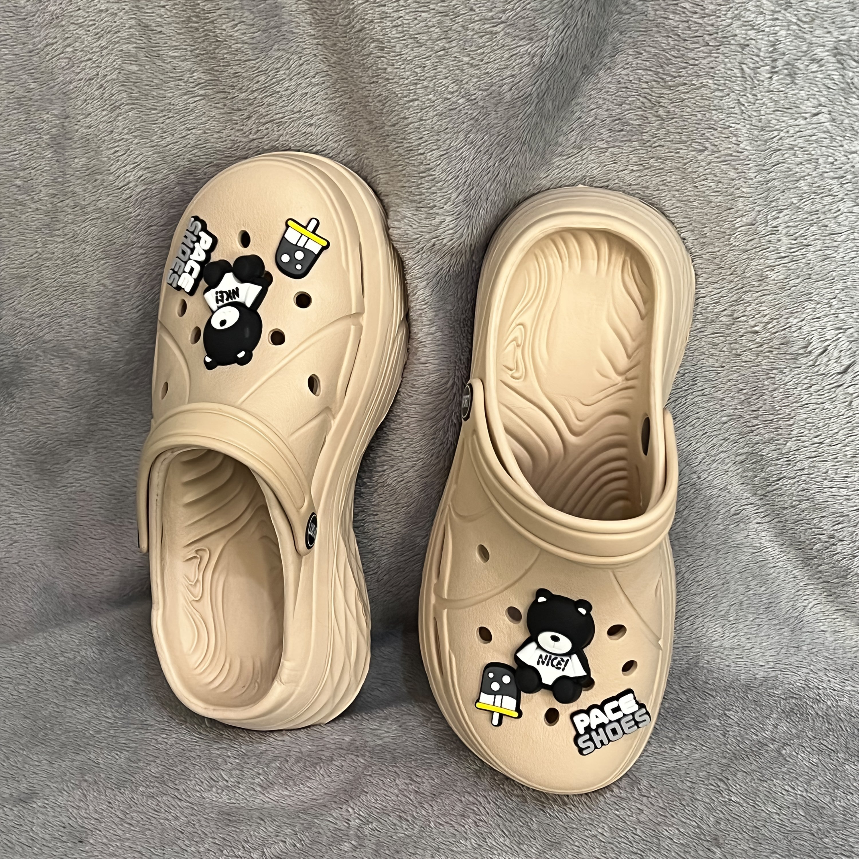 Women's Non-Slip EVA Platform Clogs Slip-On Indoor Outdoor House Shoes