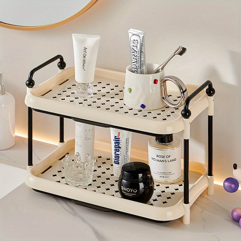 Juego de 3 soportes de plástico para tazas para cocina y comedor, organizador de almacenamiento abierto