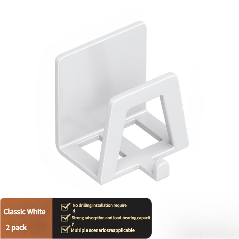 Carbon Steel Kitchen Wall Organizer for Pot Lids Cutting Boards with Hooks and Drainage