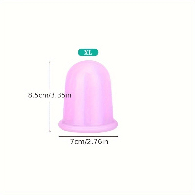 Silicone Vacuum Massage Cup in Multiple Colors for Relaxation
