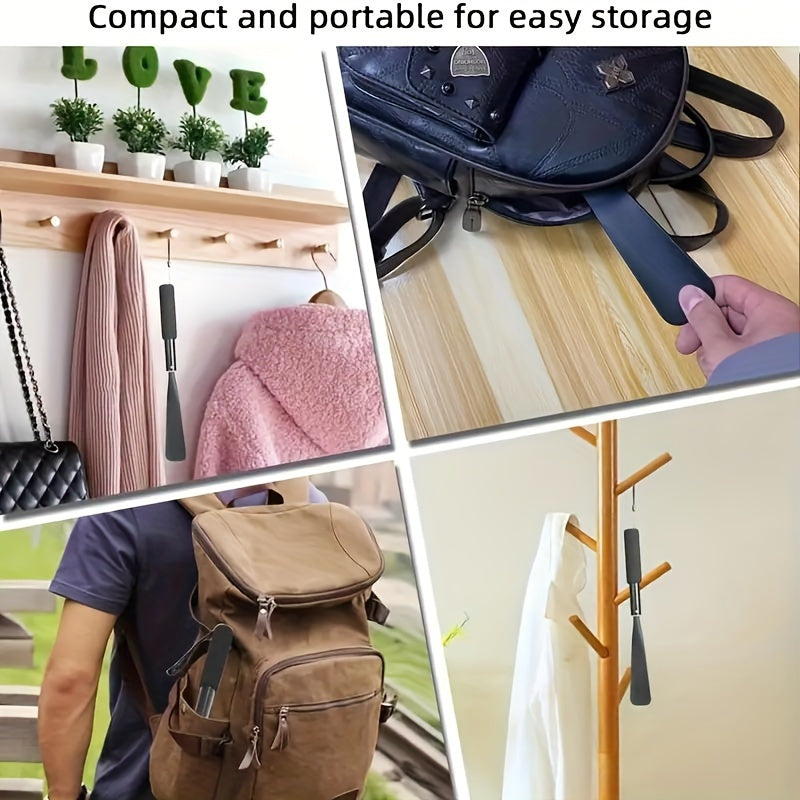 Adjustable Stainless Steel Shoe Puller for Elderly and Disabled 29.97-70.87cm