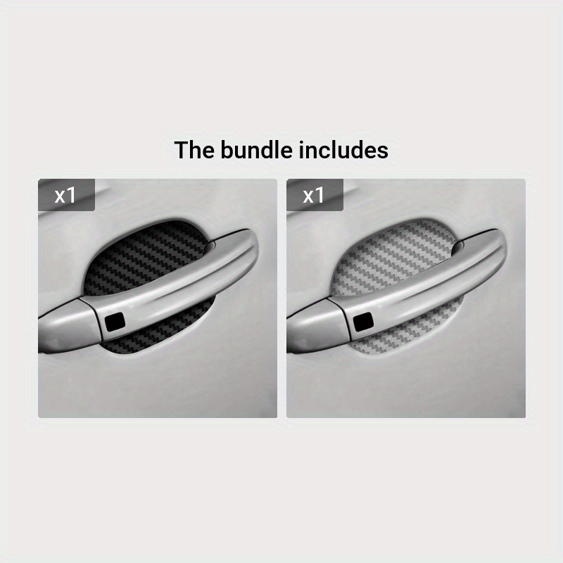 4pcs Car Door Stickers Protective Covers Scratch Resistant Vehicle Accessories