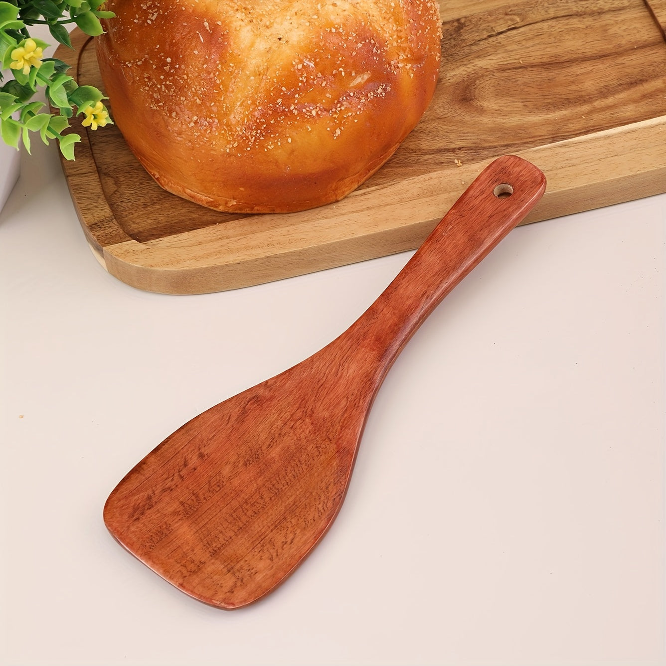 Wooden Rice Paddle and Serving Spoon Eco-Friendly Kitchen Utensil