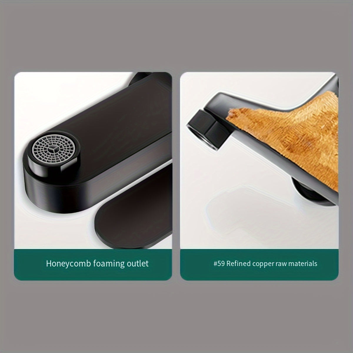 Black Copper Alloy Shower Mixer Valve Single Hole Brushed Finish