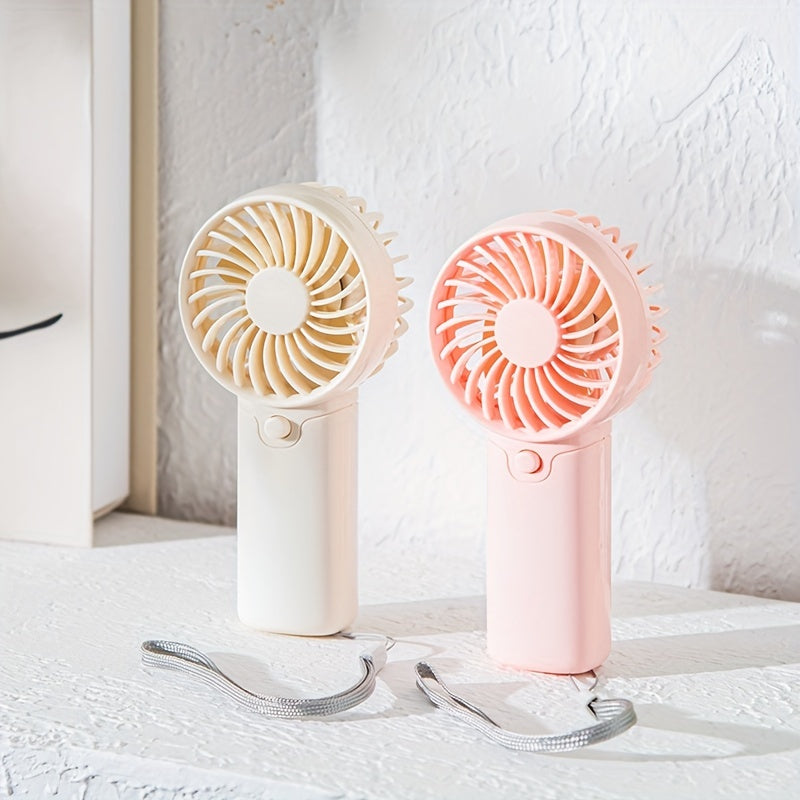 Portable Mini Fan Handheld Cooling Device for Outdoor Travel Compact Lightweight