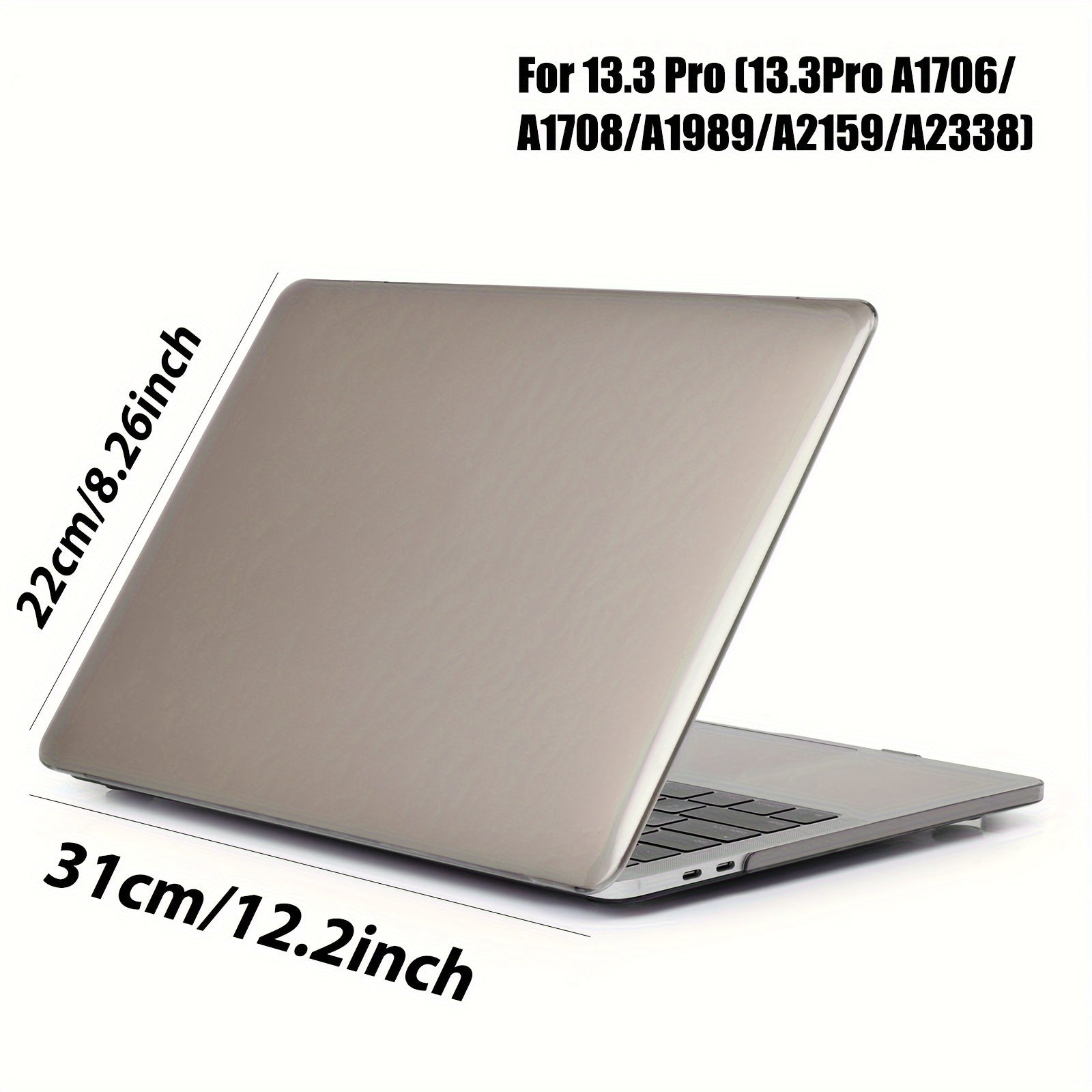 Waterproof Soft Plastic Laptop Case for MacBook Air/Pro 13.3/13.6 Dustproof Non-Slip
