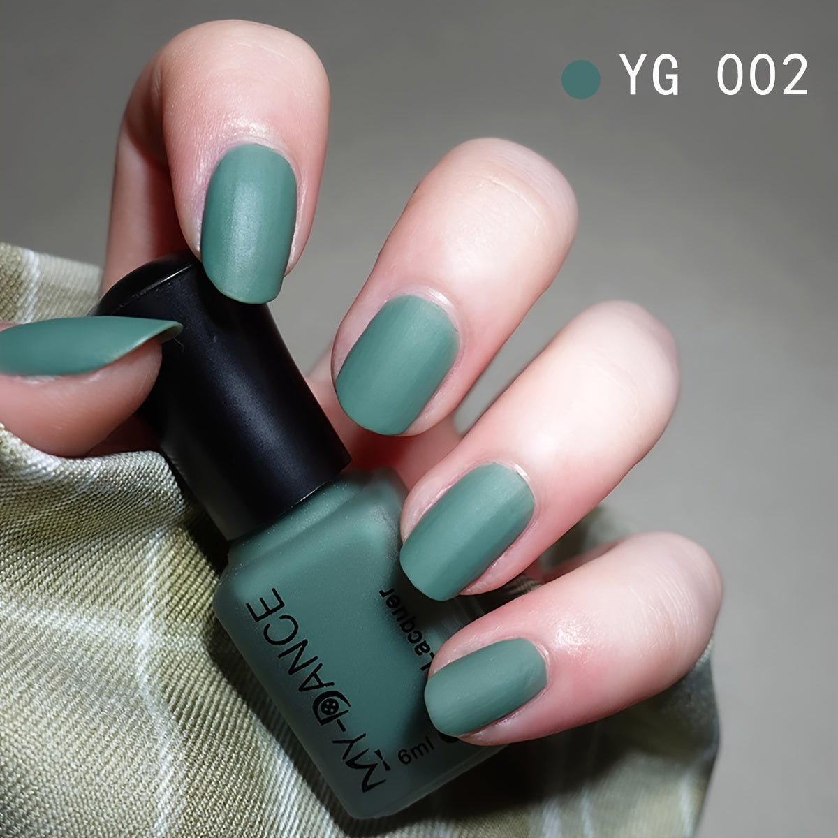 Women Velvet Matte Nail Polish 6ml Multi-Color Long-Lasting Frosted