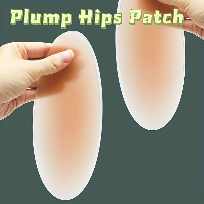 Silicone Hip Enhancer Pads for Fuller Curves Support Solid Color Woven