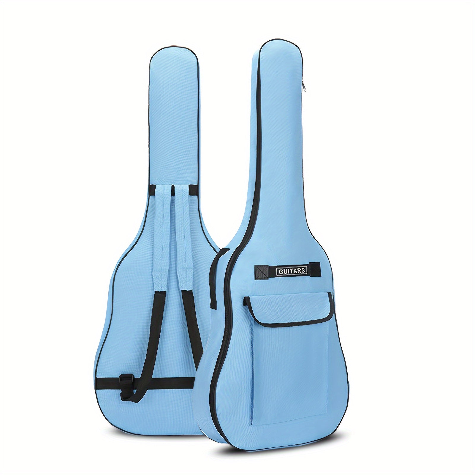 5.5mm Padded Waterproof Guitar Bag for 40/41 Inch Guitars with Adjustable Straps and Front Pocket