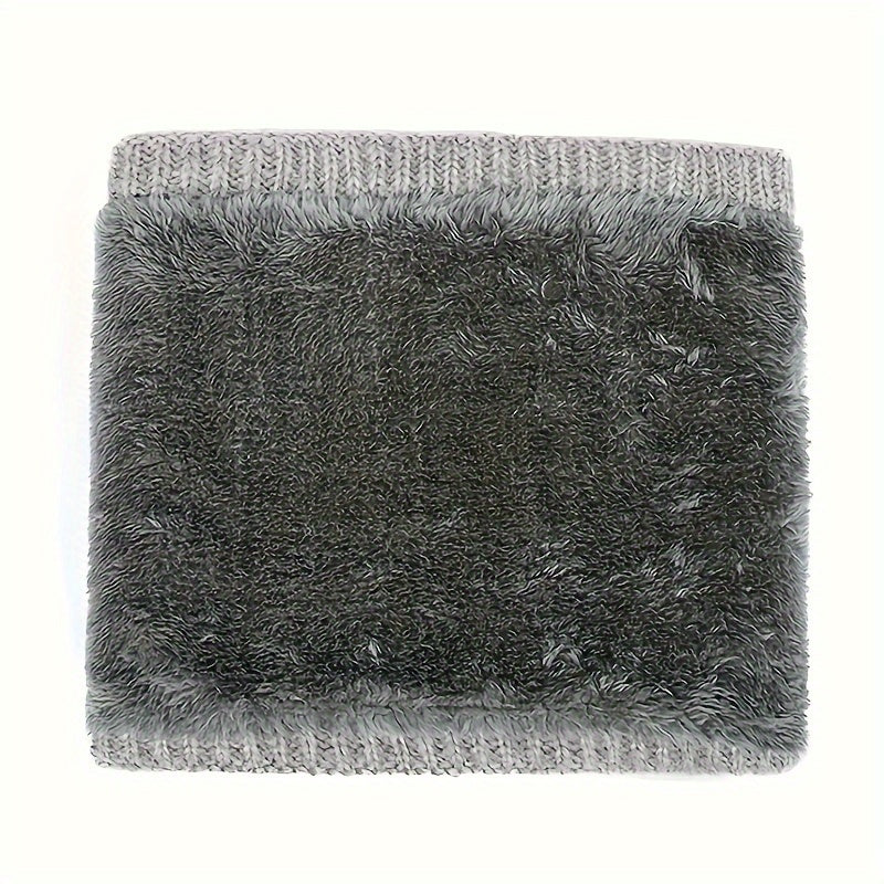 Striped Knitted Warm Neck Scarf for Men Women Winter Outdoor Ski Riding