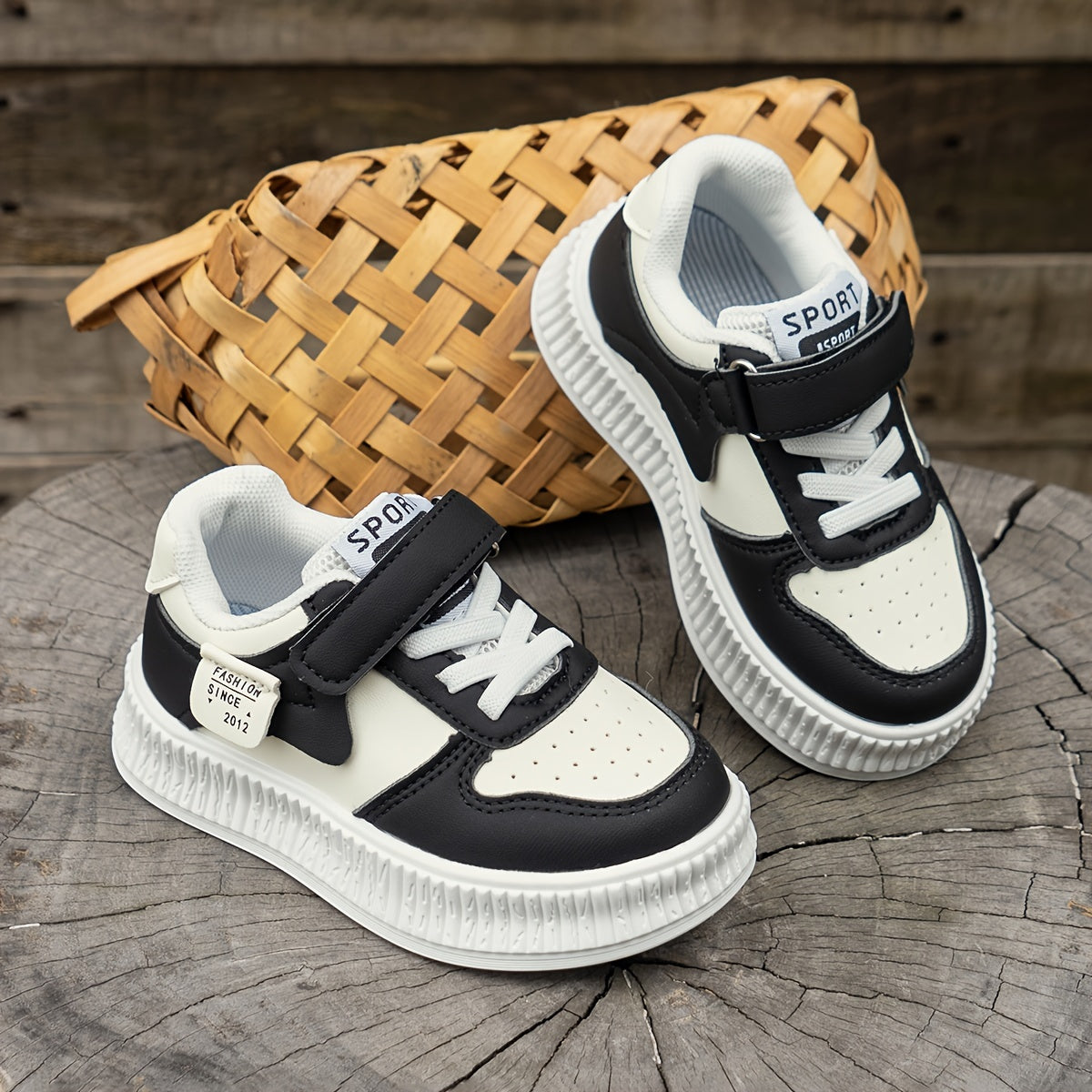 Мальчики и Девочки Весна Осень Повседневные кроссовки Дышащая ткань Низкий топ Детские уличные туфли