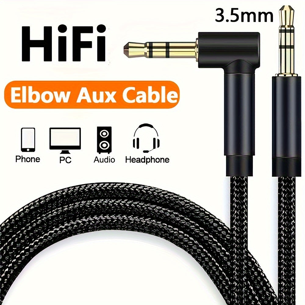 3.5mm Auxiliary Audio Cable for Headphones Car Speakers MP3/4 High-Resolution
