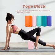 EVA Foam Yoga Block Black for Fitness Pilates and Dance Support