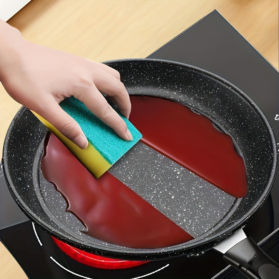 Cast Iron Skillet Set with Non-Stick Coating Lid and Spatula for Cooking
