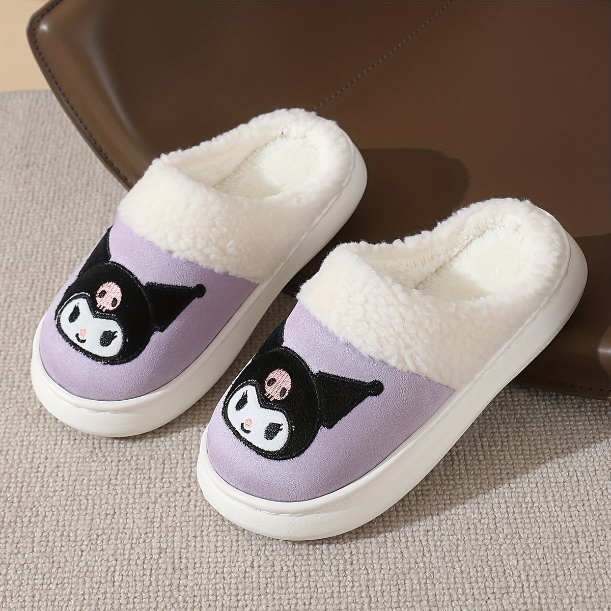 Women's Warm Cartoon Indoor Outdoor Slippers Anti-Slip Thick Soled