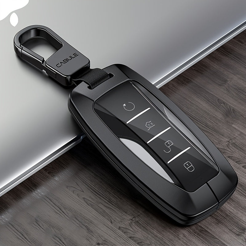 Universal Zinc Alloy Dual Key Case for Car Key Fob Scratch-Resistant Durable