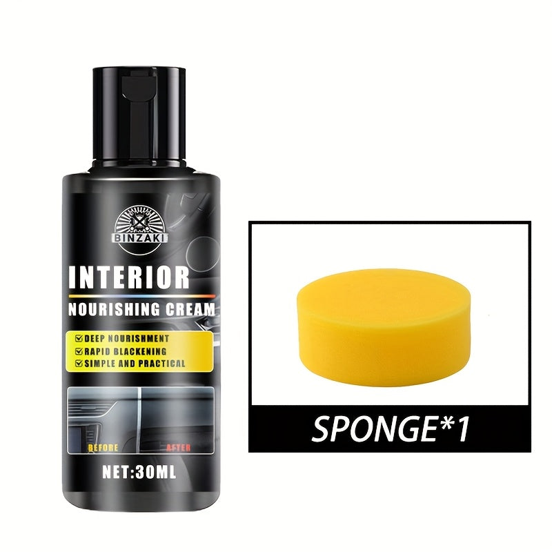 Cera plástica para interior de coche, ennegrecedor de neumáticos, reparación de arañazos en el tablero, brillo de acabado