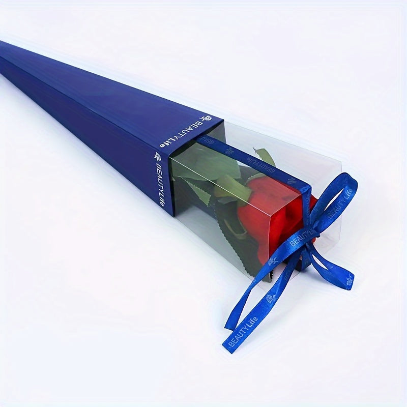 Элегантные складные подарочные коробки для букетов из ПВХ к Дню святого Валентина и Дню матери, набор 10