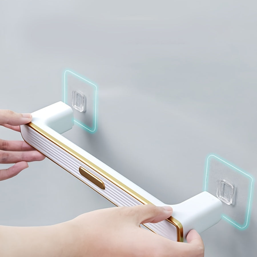 Wall-Mounted Slipper Rack Shelf Waterproof Moisture-Proof for Towels and Storage