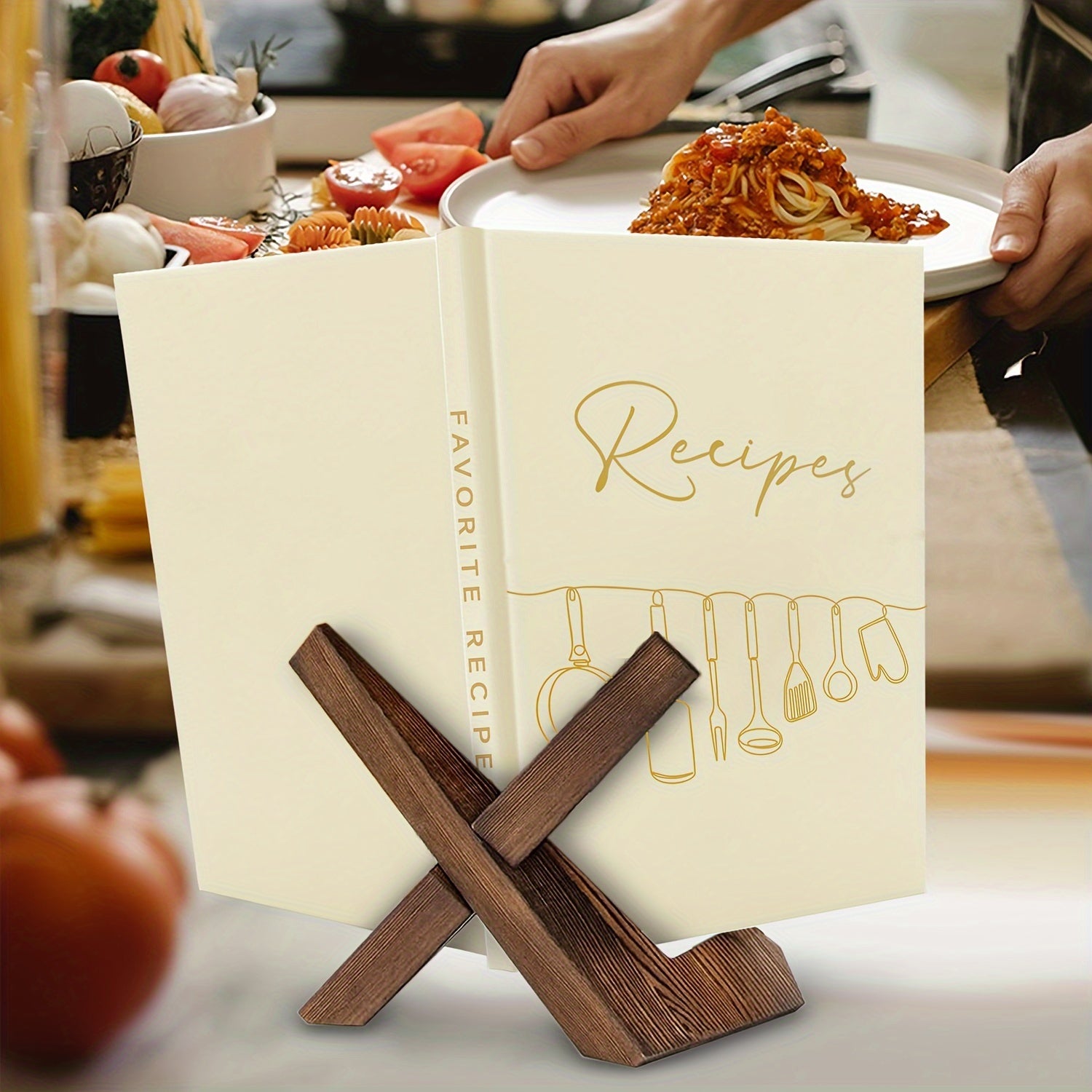 Персонализированный жесткий рецептный журнал - Пустой блокнот для кулинарии, уникальные узоры
