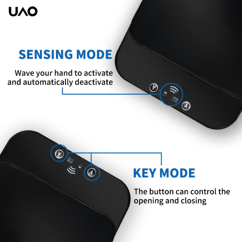 Batareyali Smart Slim Trash Can, oyoq bilan ochiladigan qopqog'i bilan oshxona va hammom uchun, hammom uchun ideal.