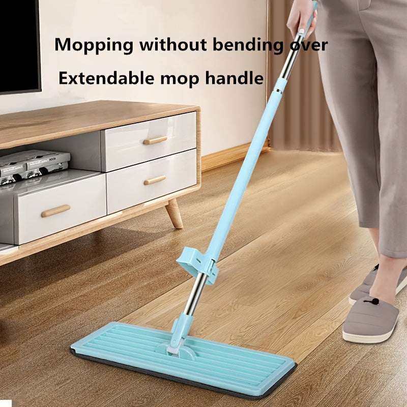 4 Pack Long-Handled Spin Mops for Wet and Dry Floor Cleaning